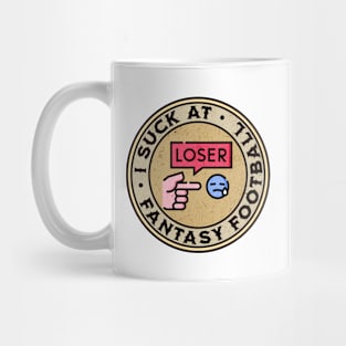 I Suck At Fantasy Football Mug